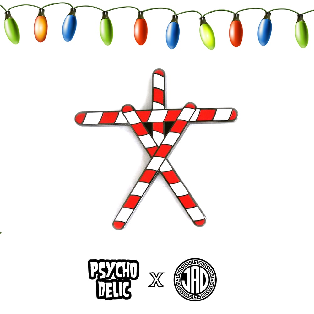 Peppermint Stick Project (Enamel Pin)