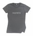 Image of Frauen T-Shirt PAZIFISTIN anthrazit oder grau meliert