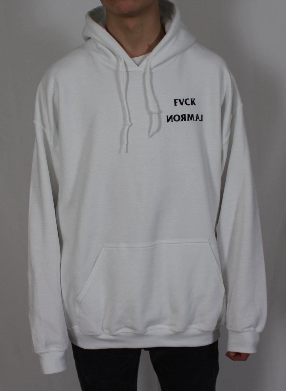 Image of Fvck What They Think White Hoodie