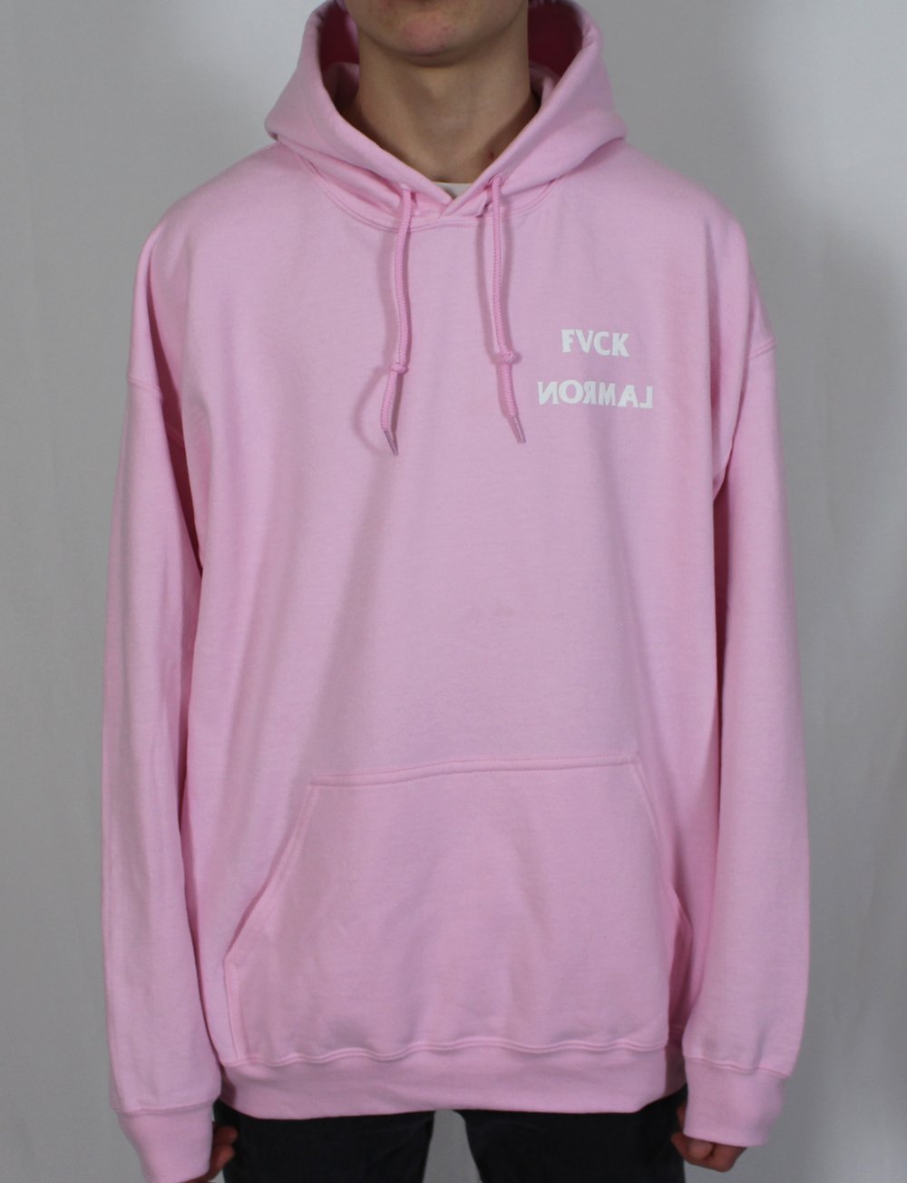 Image of Fvck What They Think Pink Hoodie