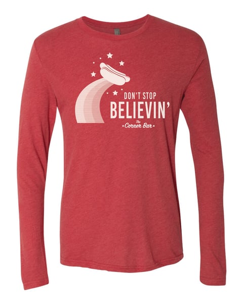 Image of Don't Stop, Red, Long Sleeve