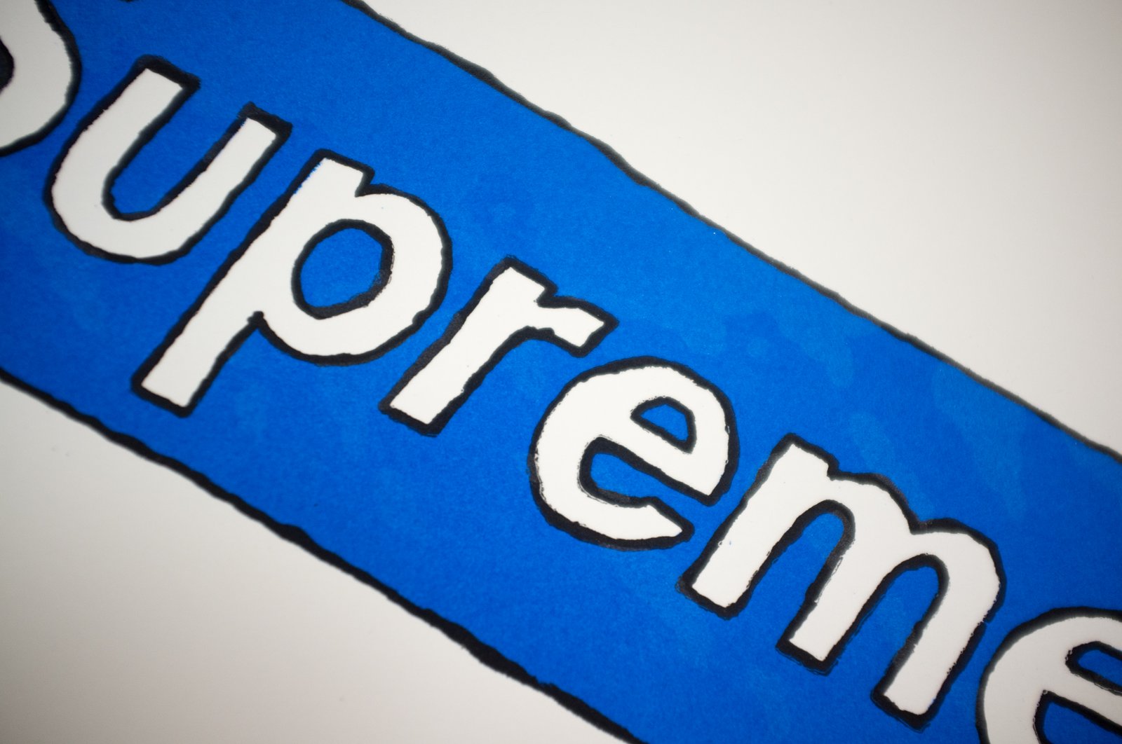 supreme blue on blue box logo