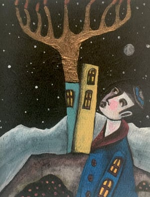 Image of Chanukah Card - Night Light