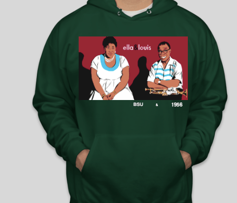 Image of Green BSU Hoodie