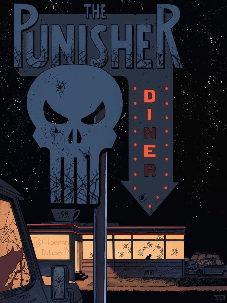Image of Punisher Mondo Print - Signed