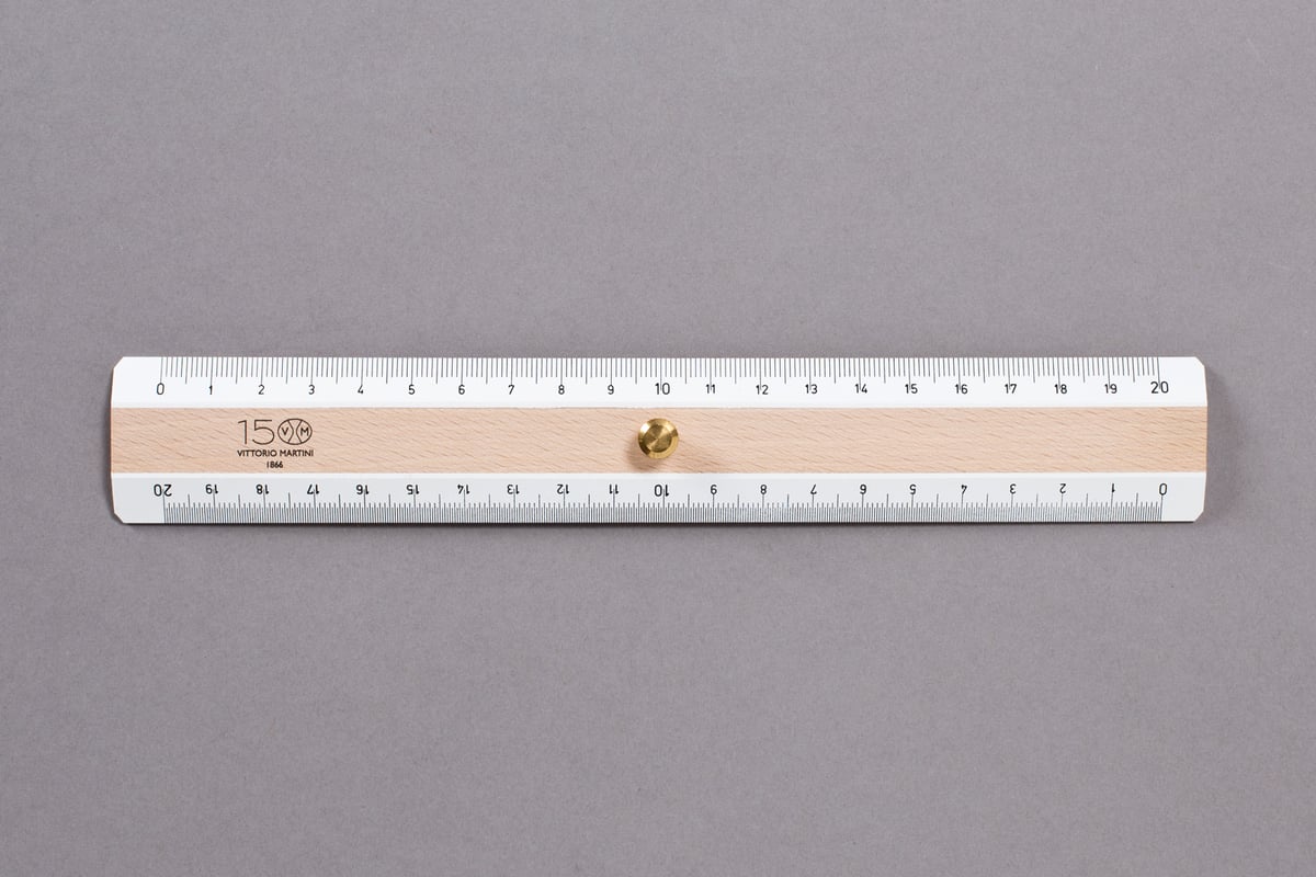 Fattobene Shop Righello Di Legno Wooden Ruler