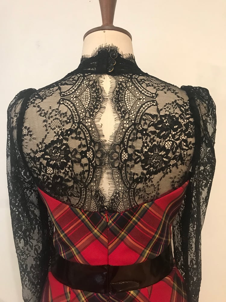 Image of Tartan leather and lace Blitz