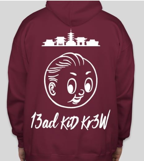 Image of 13ad KiD Maroon Pullover