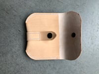 Image 4 of leather wallet / coin purse / natural leather wallet / portemonnaie