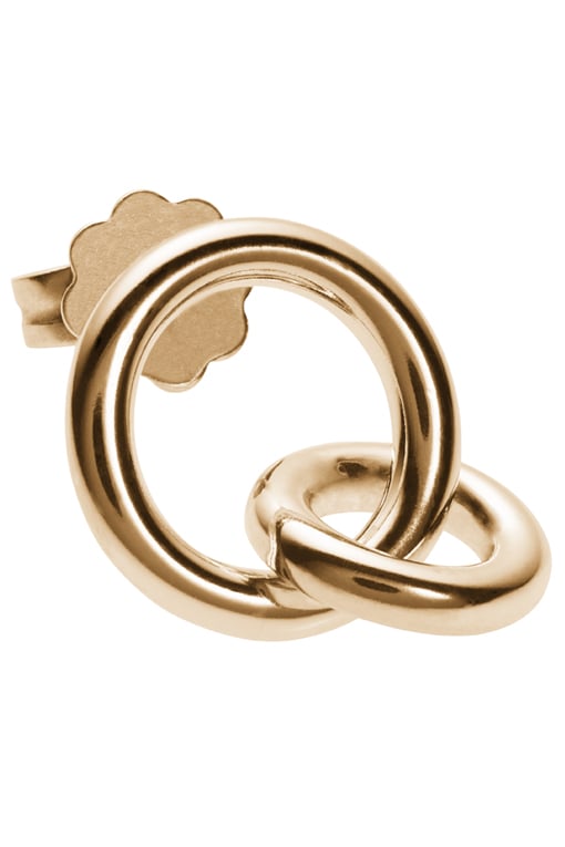 Image of ANTARES earring single gold plated sterling silver