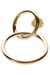 Image of ALTAIR earring single gold plated sterling silver