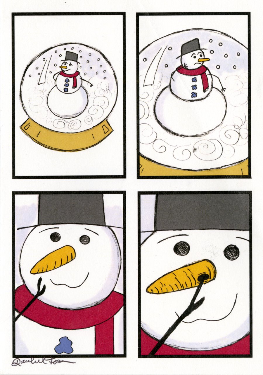 Image of Snowman Treasure Comic 