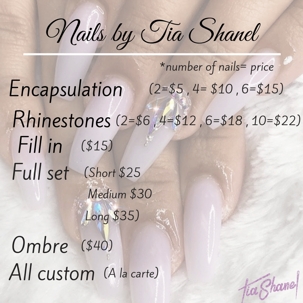 Image of Nail Deposit / Travel fee