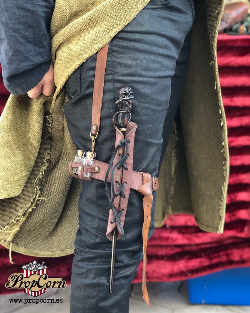 Image of Wand Garter Holster with potions