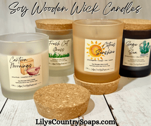 Image of Frosted Glass Soy Candles