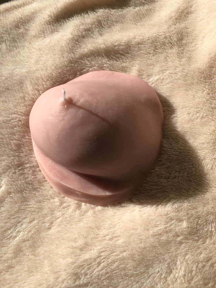 Image of ORIGINAL! Single Cup Size D Boob Candle