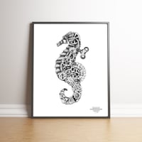 Steampunk Seahorse Limited Edition Print