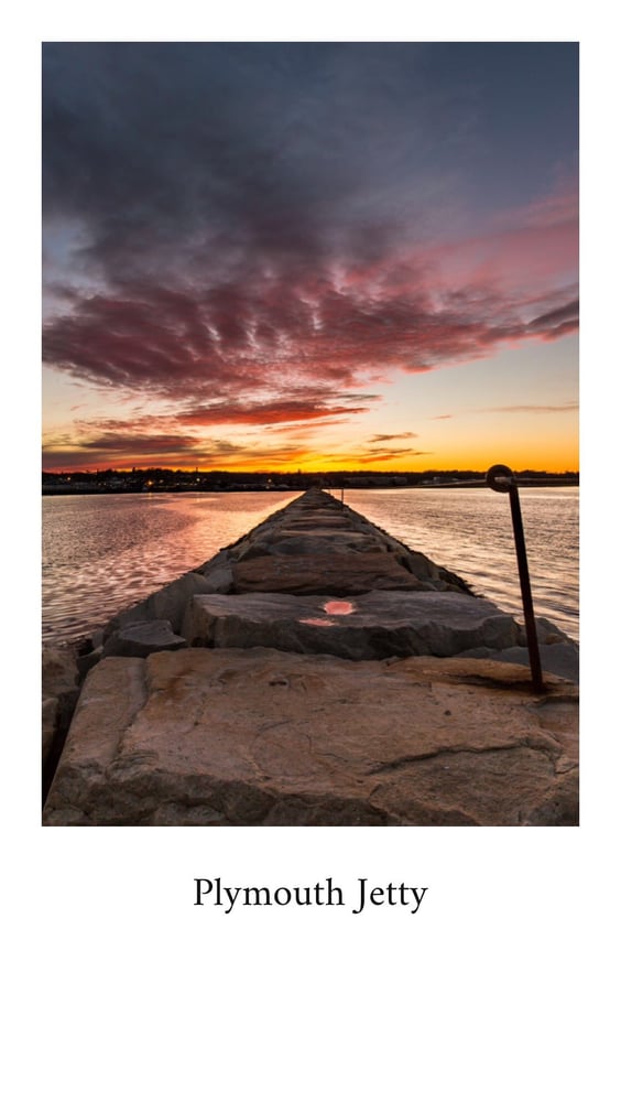 Image of Plymouth Jetty Bridge Sunset
