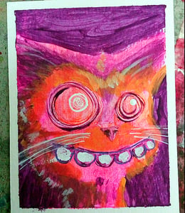 Image of Derp Kitty Painting