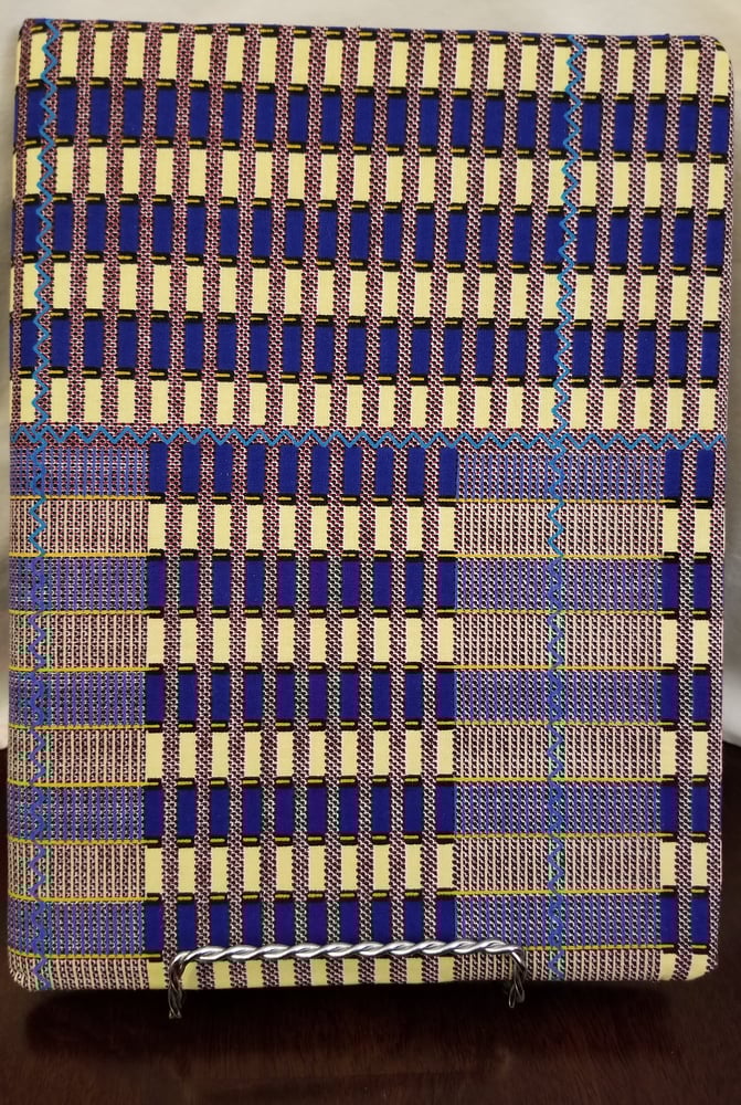 Image of Blue and Gold Ankara Journal