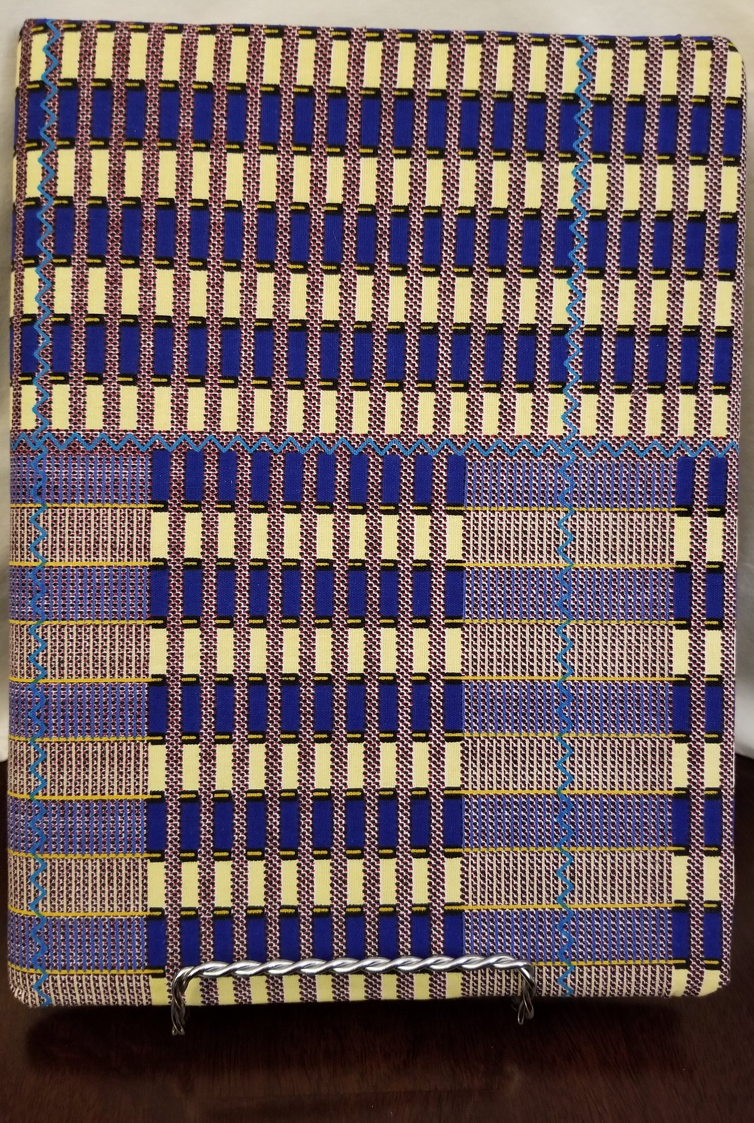 Image of Blue and Gold Ankara Journal