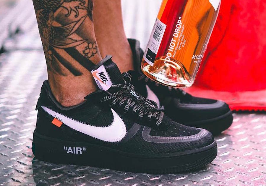 Off White X Nike Air Force 1 (Black) Guaranteed Order | FrontierSoles