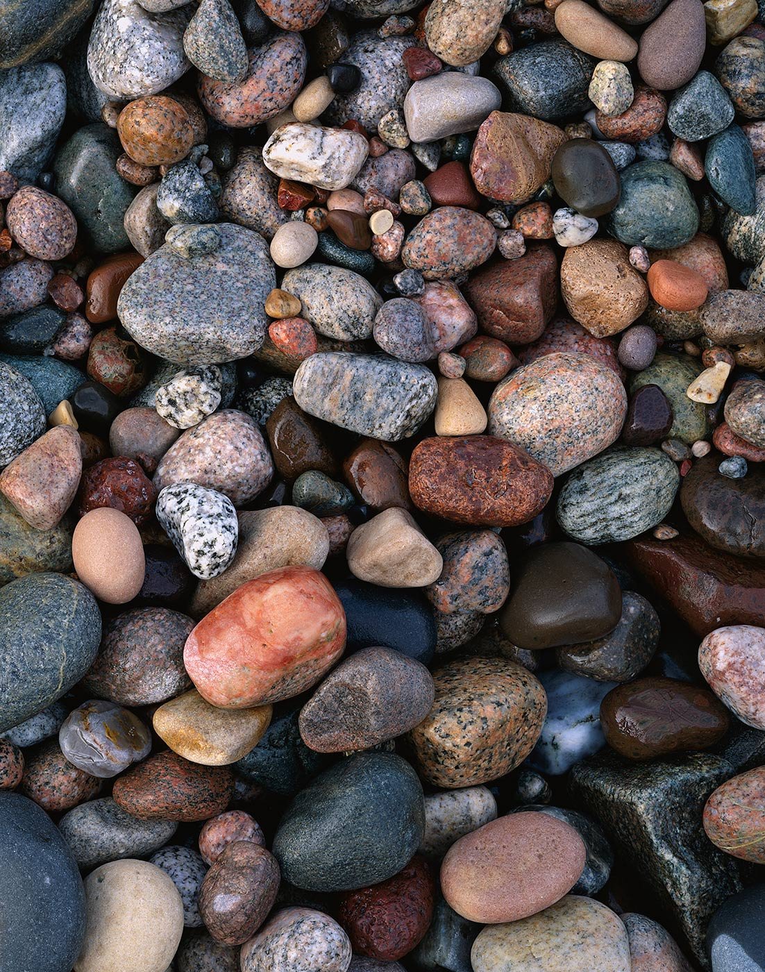 Image of Pebbles & Stones, Pictured Rocks National Lakeshore, Michigan