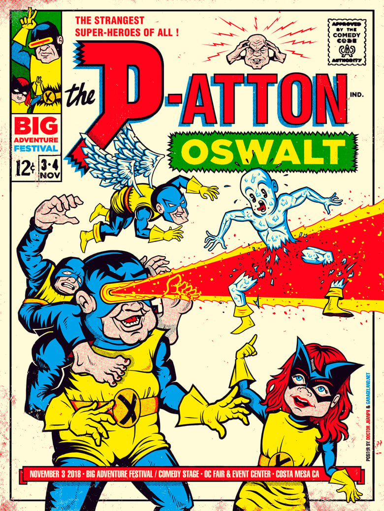 Image of Patton Oswalt Poster (Regular & Foil)