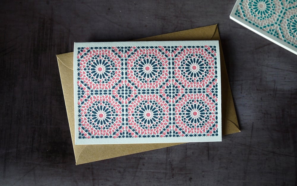 Image of Moroccan Tile Notecards - Set of 6