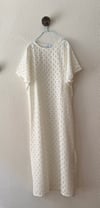 WHITE GUIPURE LACE KAFTAN