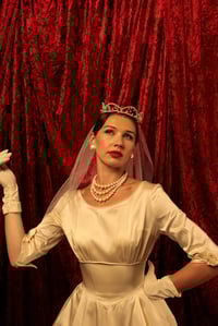 Image 15 of 1950s Flower Ballgown 