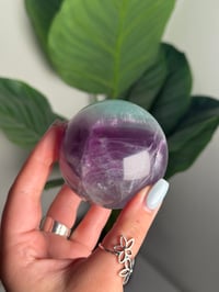 Image 3 of RAINBOW FLUORITE SPHERE -CHINA- E