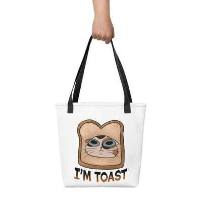 Image of I'm Toast Cat - Tote bag