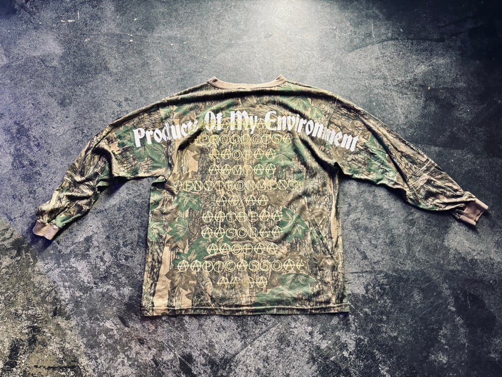 Vintage Woodland Camo Long Sleeve T-Shirt