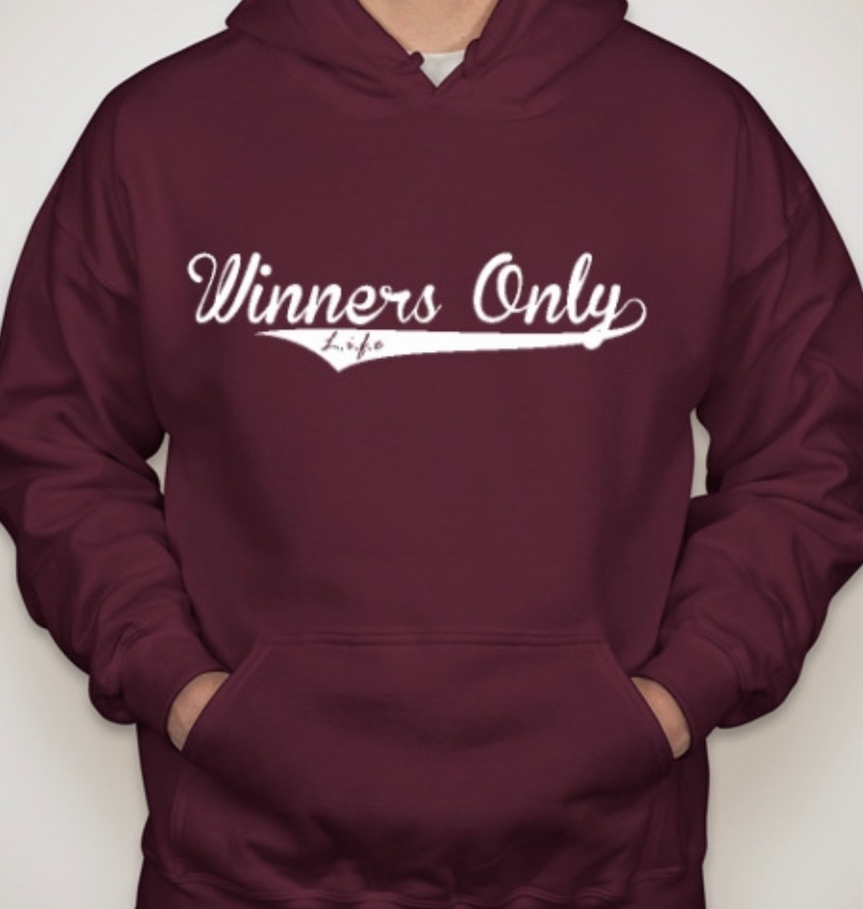 Image of Maroon Winners Only Hoodie