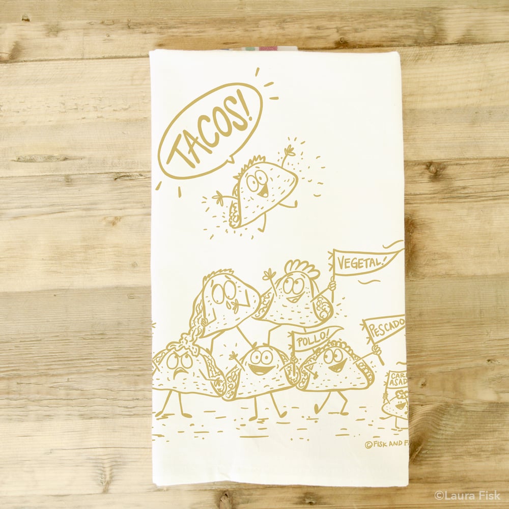 Image of Tacos Tea Towel