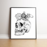 You can't take it with you. Limited edition print.