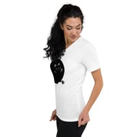 Image 3 of Style: Studio Purr LAWD HE ROUND - V-Neck T-Shirt