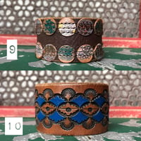 Image 3 of Leather Cuffs- Geometric or Stud