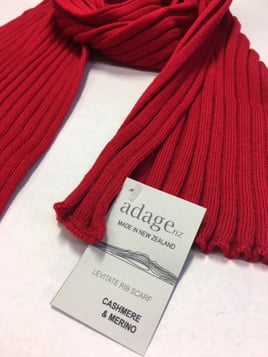 Image of Cashmere / Merino Levitate Scarf - Red
