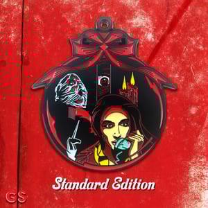 Image of Silent Fright enamel pin/ornament