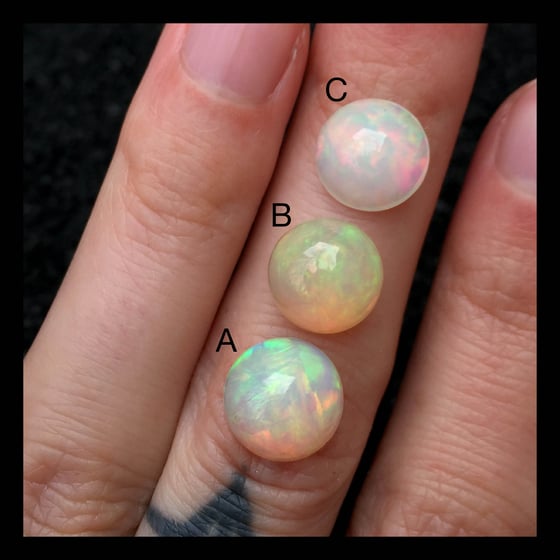 Image of The Nazgûl Ring (OOAK Opal A, Stone Only)
