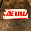 Joe King Helmet Front Sticker (Large)