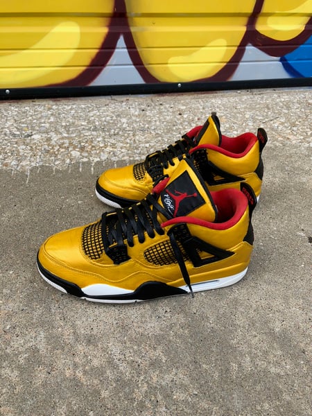 Image of Jordan 4 "Gold Mine" Custom