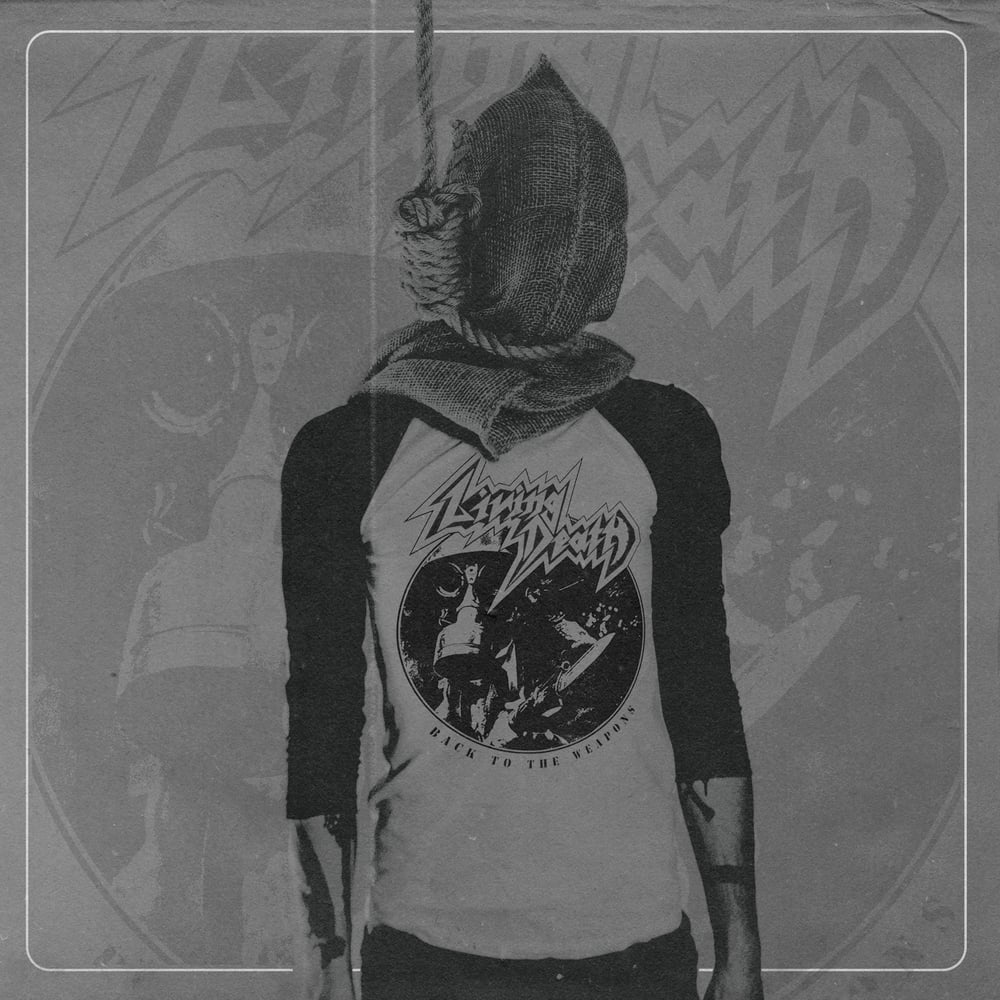 Image of Living Death - Back to the Weapons (baseball heather grey/black)