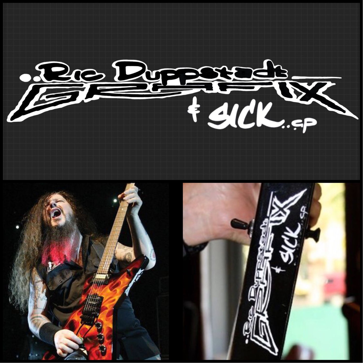 Image of Ric Duppstadt & Sick CP Decal Sticker for Dean Dime-o-flame ML 