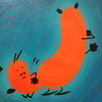 Image 3 of The Dance (Calbean and Hobbes) - ORIGINAL ARTWORK