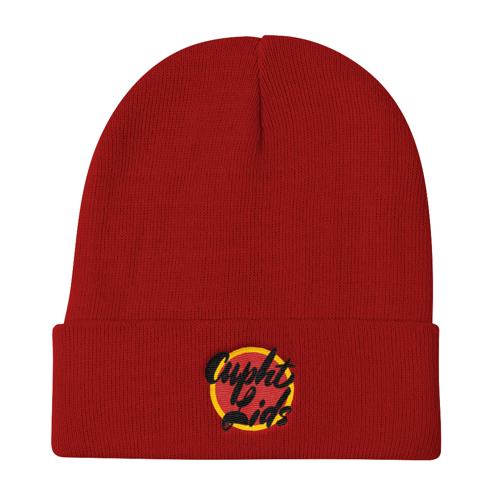 Image of Sun Cupht Lids Red Beanie