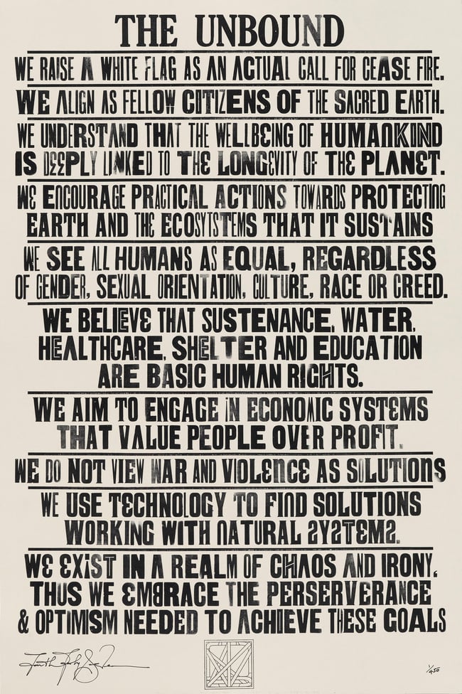 THE HUMAN CAUSE <br> Letterpress Edition                                                        