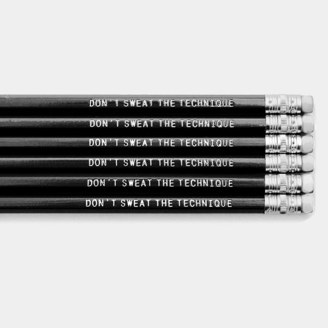 Image of Eric B. & Rakim "Don't Sweat The Technique" Pencil